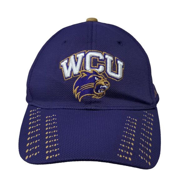 Russell Athletic Men's Strapback Hat Purple Western Carolina Catamounts Logo - Picture 1 of 7